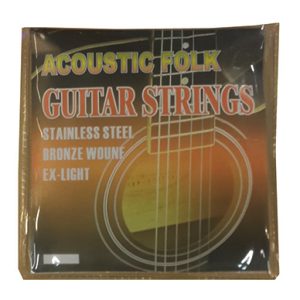 מיתרים לגיטרה אקוסטית Acoustic Folk; Guitar Strings