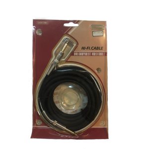 כבל איכותי מוזהב לגיטרה חשמלית HQ Elec. Guitar Cable Gold